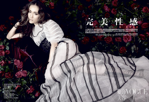 Maggie Q  hoa hồng quyến rũ 